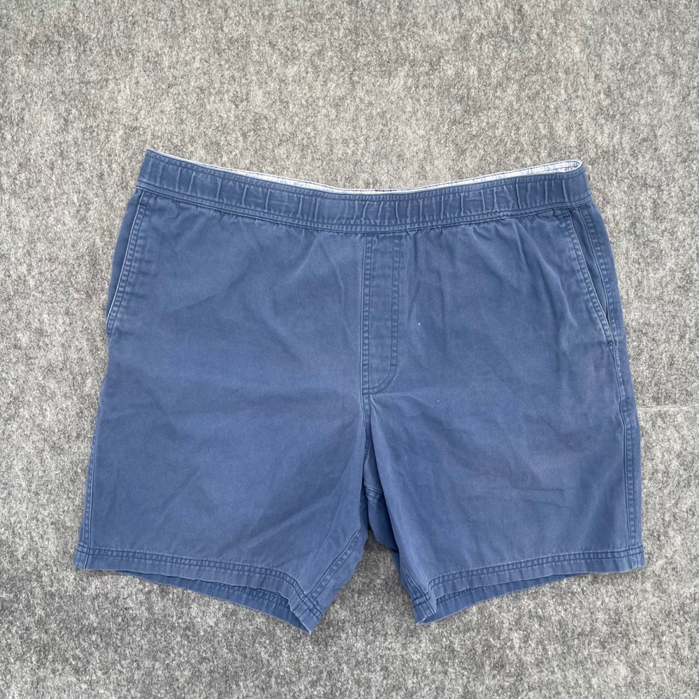 Reyn Spooner Shorts Mens Large Blue Cotton Elastic Waist Casual Logo